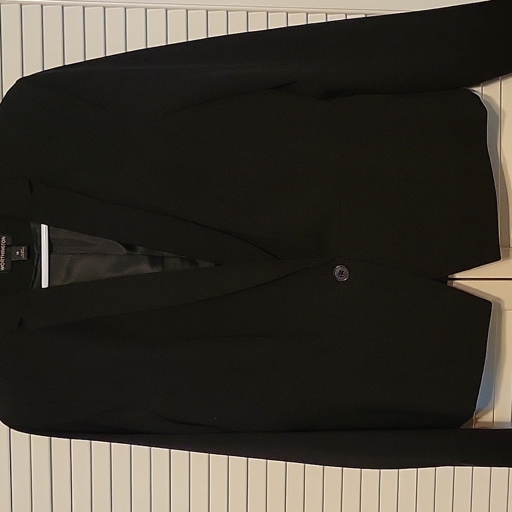Black Worthington lined jacket, size 14.